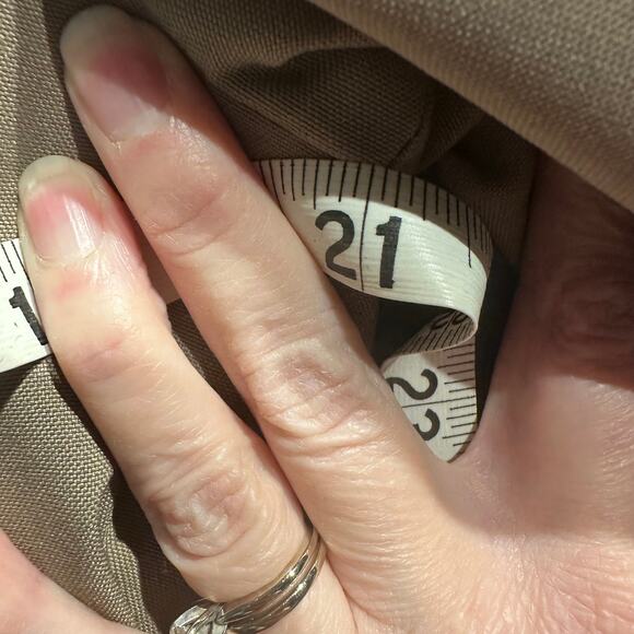 La Sport Large Vintage Ladies Jacket 60's Khaki Black Faux Fur Removable Hood - Picture 8 of 14